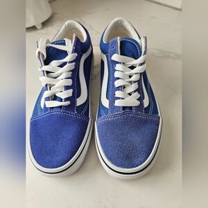 Vans Shoes Blue and White Sneakers